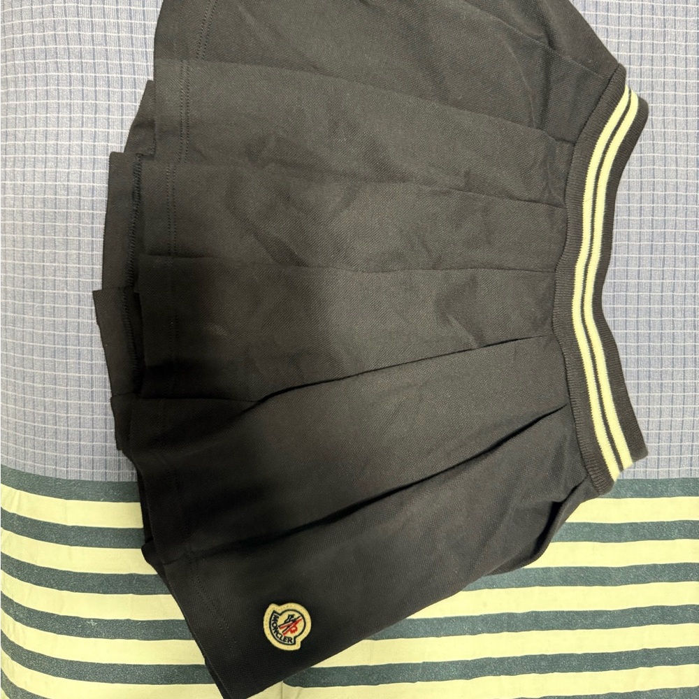 Moncler Black Skort with white Trim